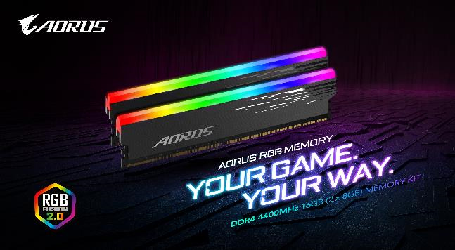 GIGABYTE ra mắt RAM AORUS RGB 4400 MHz 16GB
