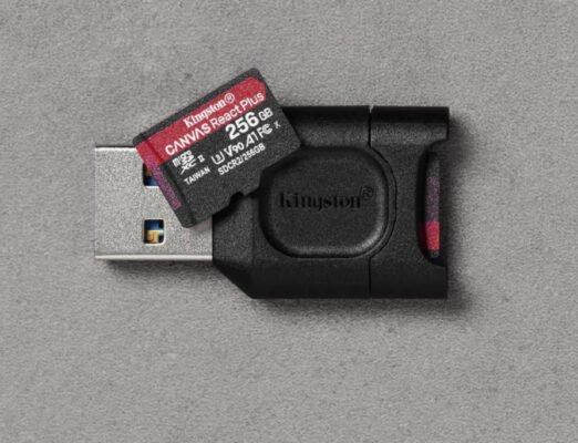 Thẻ microSD Kingston Canvas React Plus 256GB