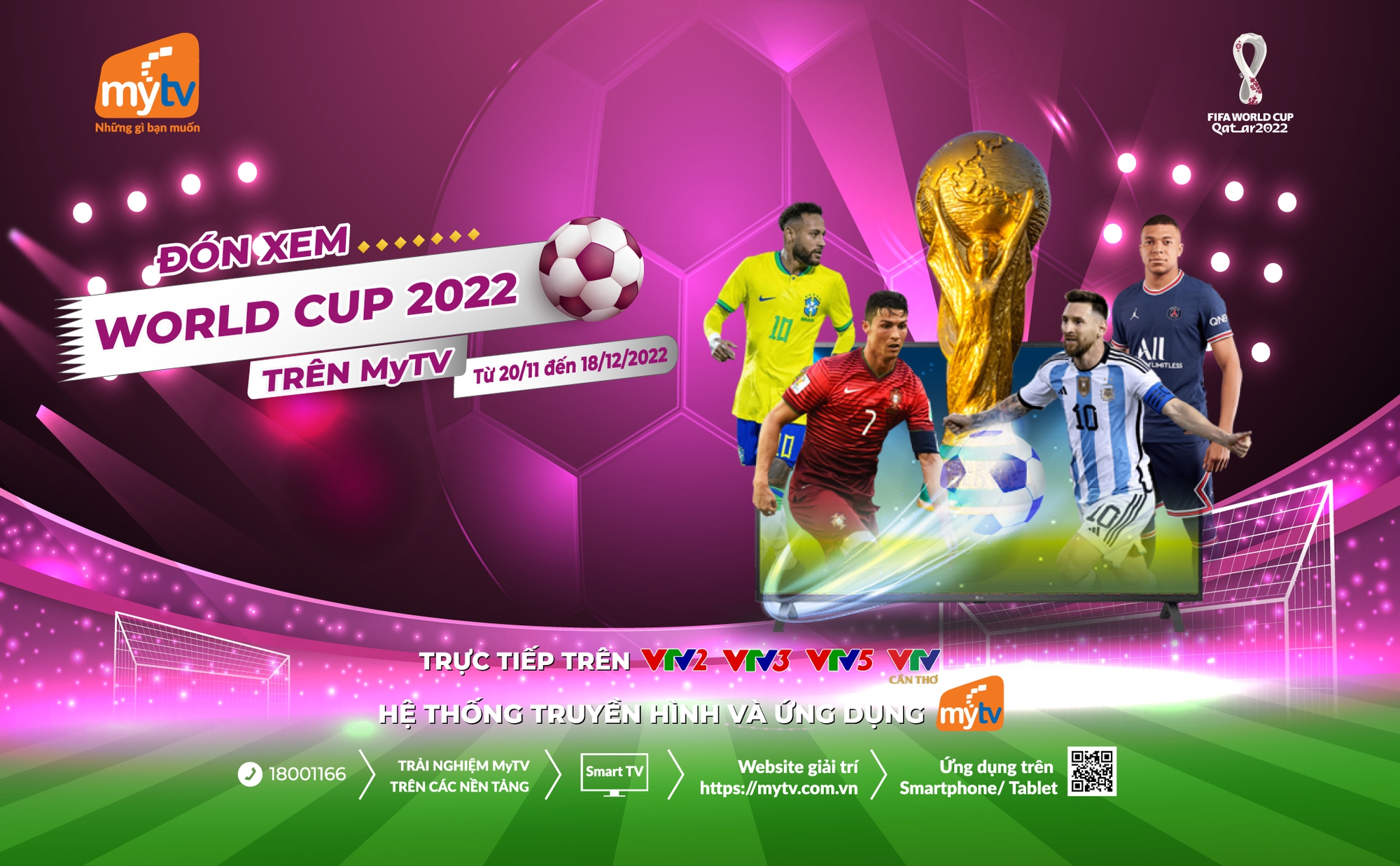 Khởi tranh World Cup 2022, MyTV tung ưu đãi Săn quà nóng - Cháy mùa bóng - Ảnh 2. Khởi tranh World Cup 2022, MyTV tung ưu đãi Săn quà nóng - Cháy mùa bóng - Ảnh 2.