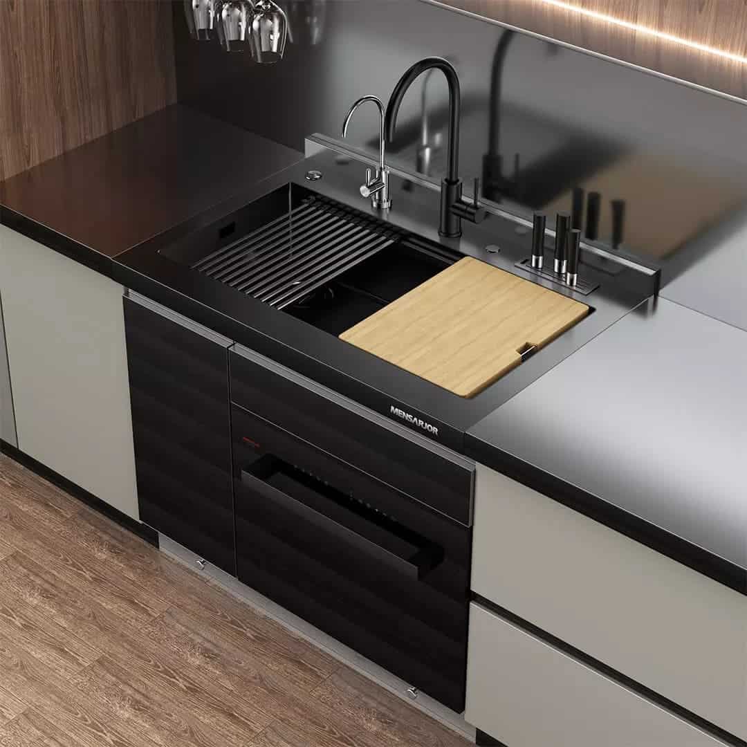 Xiaomi ra mắt tủ bếp kết hợp máy rửa bát, nghiền rác, lọc nước và bồn rửa, giá từ 21 triệu - Ảnh 5. Xiaomi ra mắt tủ bếp kết hợp máy rửa bát, nghiền rác, lọc nước và bồn rửa, giá từ 21 triệu - Ảnh 5.