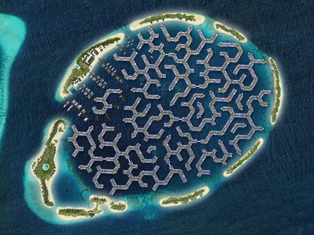 Maldives sẽ chìm, nhưng một thành phố nổi đang được xây dựng với sức chứa lên tới 20.000 người - Ảnh 1. Maldives sẽ chìm, nhưng một thành phố nổi đang được xây dựng với sức chứa lên tới 20.000 người - Ảnh 1.