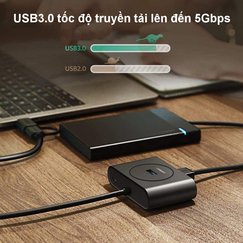 bo-chia-cong-usb-30-type-c-sang-4-cong-usb-30-ugreen-40850-toc-do-truyen-len-den-5gbps-den-led-hien-thi-hoat-dong-2