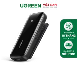 Bộ thu Bluetooth 5.0 UGREEN CM402 - Hỗ trợ âm thanh Hifi, Pin 400mAh cho 10h giờ sử dụng - Tính năng kết nối NFC