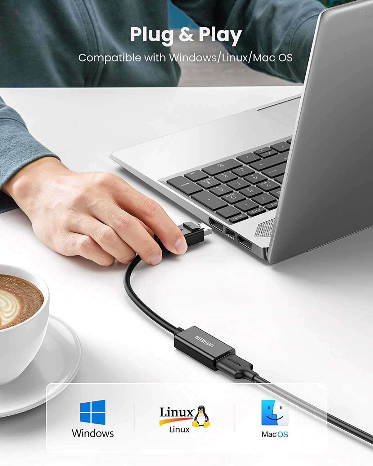Cáp chuyển Displayport sang HDMI cắm vào là chạy Cáp chuyển Displayport sang HDMI cắm vào là chạy