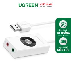 Cáp chuyển USB 2.0 sang 2 cổng 3.5mm (Mic và Tai nghe) UGREEN 30448 Khả năng tương thích cao