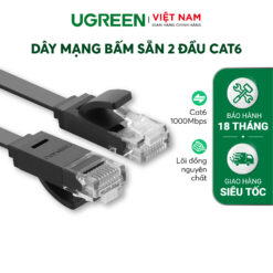 Cáp mạng 2 đầu đúc Cat7 UTP Patch Cords dạng dẹt UGREEN NW106