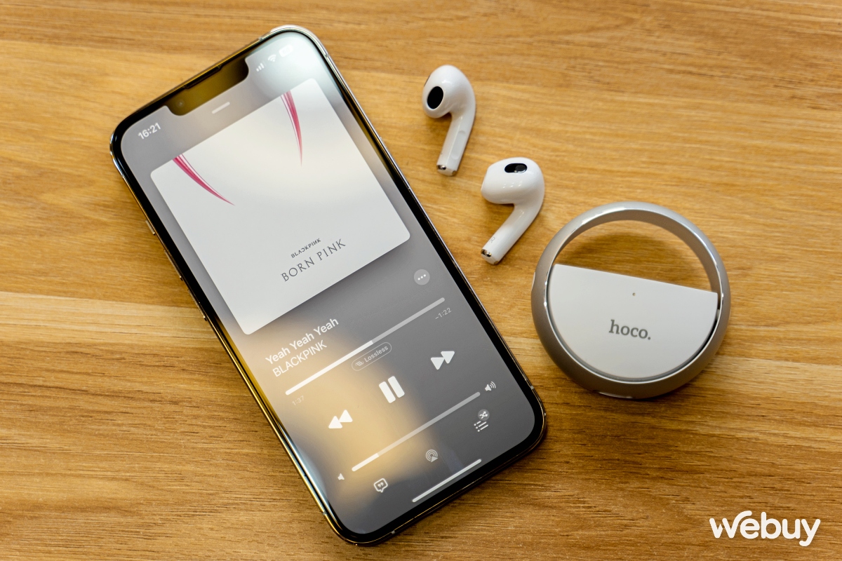 Tai nghe Hoco EW23: Hộp sạc xoay tròn lạ mắt, thiết kế y hệt AirPods 3, giá rất rẻ - Ảnh 7. Tai nghe Hoco EW23: Hộp sạc xoay tròn lạ mắt, thiết kế y hệt AirPods 3, giá rất rẻ - Ảnh 7.