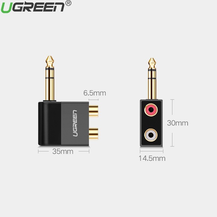 dau-chuyen-doi-am-thanh-ugreen-40846-65mm-ra-rca-hoa-sen-2