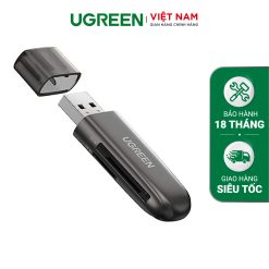 Đầu đọc thẻ TF SD UGREEN CM406 - Cổng USB 3.0 truyền tải tốc độ cao 5Gbps