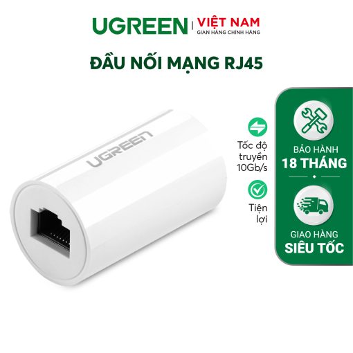 Đầu nối mạng RJ 45 cái sang cái thiết kế đẹp mắt UGREEN 20391