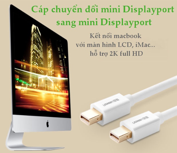 day-cap-chuyen-doi-mini-displayport-duc-sang-mini-displayport-duc-ugreen-md111-2