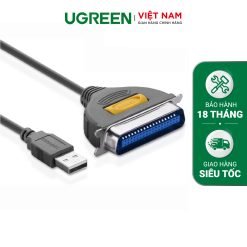 Dây cáp máy in USB sang IEEE1284 Parallel dài 1-2m UGREEN CR124 - 1.5m