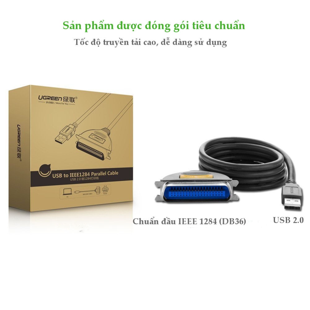 day-cap-may-in-usb-sang-ieee1284-parallel-dai-1-2m-ugreen-cr124-7 Dây máy in USB sang IEEE1284 Parallel dài 1-2m UGREEN CR124