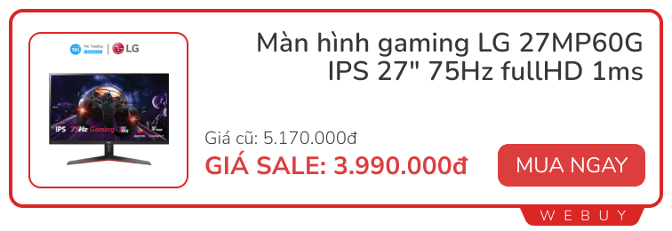 Cuối tháng săn sale “khủng”: Macbook giảm 5 triệu, tai nghe không dây từ 259.000đ và nhiều món khác - Ảnh 7. Cuối tháng săn sale “khủng”: Macbook giảm 5 triệu, tai nghe không dây từ 259.000đ và nhiều món khác - Ảnh 7.