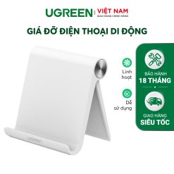 Giá đỡ Điện thoại/Máy tính bảng năng động cho iPhone 11 Pro Max XS XR 8 Plus 6 7 5 Samsung Galaxy S10 S9 S8 S7 Edge S6... UGREEN LP106 30285 - white-80908