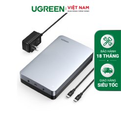 Hộp đựng ổ cứng 2.5" SSD/HDD UGREEN CM301 - Tốc độ truyền đến 6Gb - Cổng Type C gắn PC , Cổng Usb 3.1 Gen2 - Cổng Type-C