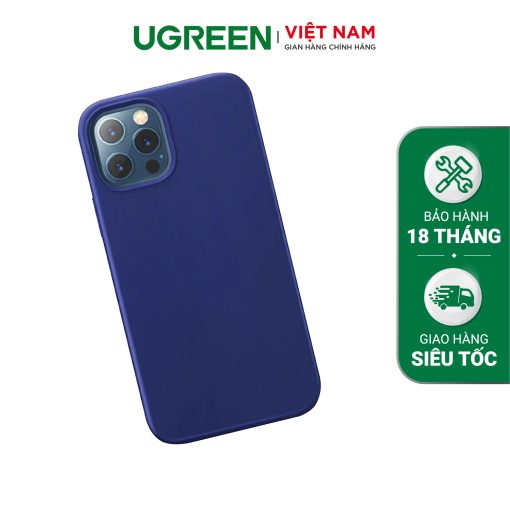 Ốp iPhone 12 mini UGREEN LP417 - Chất liệu Silicon cao cấp - Độ đàn hồi cao, chống thấm nước - Kích thước 6.1 inches - Navy-6.7inches-iPhone 12 Pro Max-20458-Apple iPhone 12 Pro Max