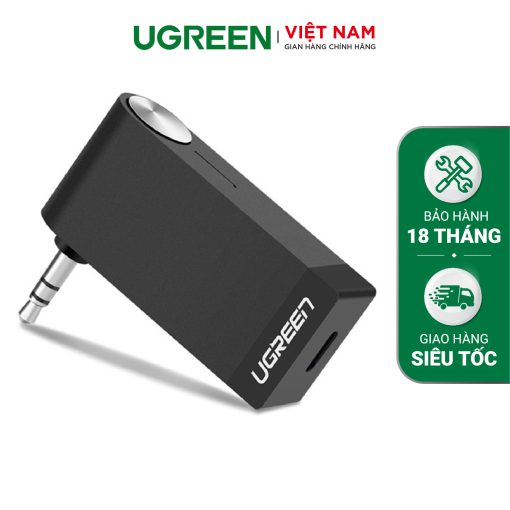 Thiết bị nhận âm thanh Bluetooth Music có hỗ trợ Mic cho Loa, Ô Tô Ugreen 30348