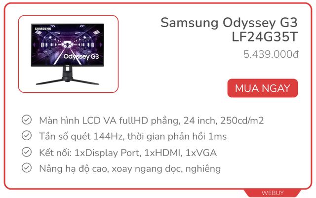 Từ 4 triệu đã mua được màn hình tần số quét cao để “cày” game, thêm vài triệu có HDR và độ phân giải 2K - Ảnh 4. Từ 4 triệu đã mua được màn hình tần số quét cao để “cày” game, thêm vài triệu có HDR và độ phân giải 2K - Ảnh 4.