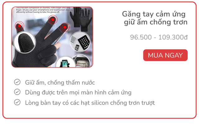 Găng tay mùa đông giờ nghe gọi được như điện thoại, tự sưởi kiêm chạm cảm ứng thông minh - Ảnh 5. Găng tay mùa đông giờ nghe gọi được như điện thoại, tự sưởi kiêm chạm cảm ứng thông minh - Ảnh 5.