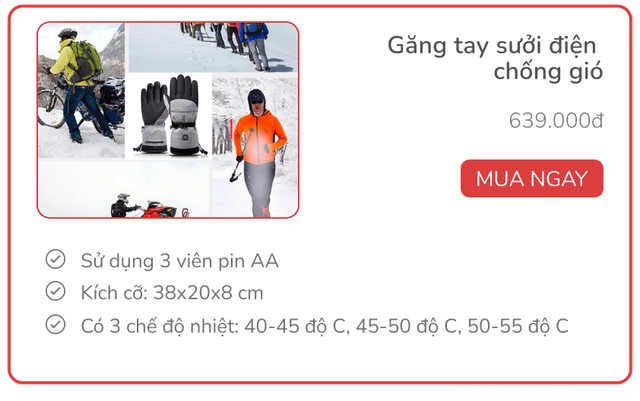 Găng tay mùa đông giờ nghe gọi được như điện thoại, tự sưởi kiêm chạm cảm ứng thông minh - Ảnh 2. Găng tay mùa đông giờ nghe gọi được như điện thoại, tự sưởi kiêm chạm cảm ứng thông minh - Ảnh 2.