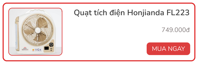 Sắm ngay quạt tích điện giá từ 300k phòng khi hè nóng mà mất điện liên tục - Ảnh 4. Sắm ngay quạt tích điện giá từ 300k phòng khi hè nóng mà mất điện liên tục - Ảnh 4.