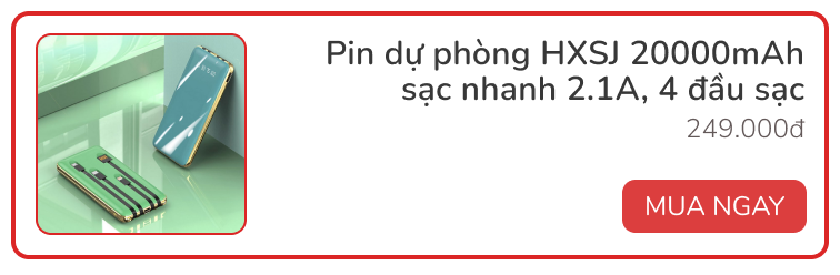 7 pin dự phòng gắn sẵn cáp sạc cho người đãng trí hay quên - Ảnh 1. 7 pin dự phòng gắn sẵn cáp sạc cho người đãng trí hay quên - Ảnh 1.