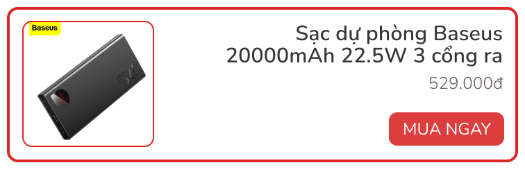 Điểm danh 8 món phụ kiện Baseus bán chạy nhất nhì trên các sàn TMĐT Việt - Ảnh 2. Điểm danh 8 món phụ kiện Baseus bán chạy nhất nhì trên các sàn TMĐT Việt - Ảnh 2.