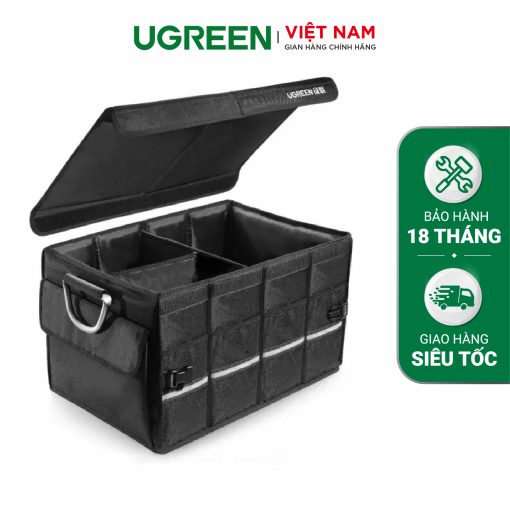 Túi đựng dụng cụ UGREEN 80710 - Kích thước 52 x 35 x 30cm - Chống thấm nước - Khung nhôm chắc chắn, chứa tốt vật liệu nặng