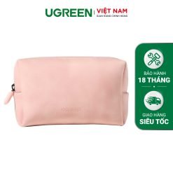 Túi đựng phụ kiện UGREEN LP285 - Chất liệu  bằng da PU cao cấp, chống thấm nước - 30206-hồng