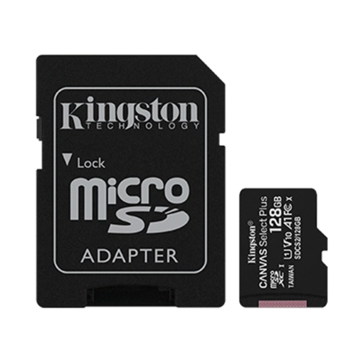 Thẻ Nhớ MicroSDXC Kingston Canvas Select Plus 128GB Class 10 U1 100MB/s SDCS2/128GB