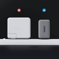 Bộ sạc nhanh 65W 2C 1A EU GaN Ugreen CD244 10335