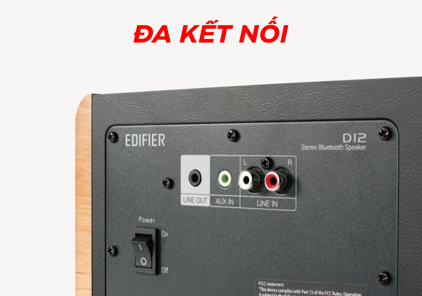 Loa Edifier D12 - Màu đen