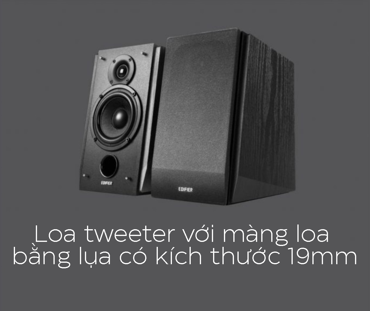 Loa Edifier R1855DB - 2.0 - Màu đen nhám