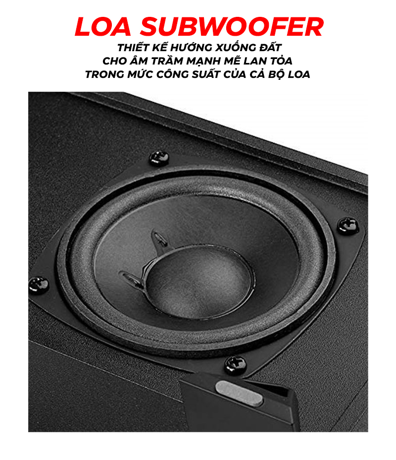 Loa vi tính Edifier M1360 - Màu đen - 2.1