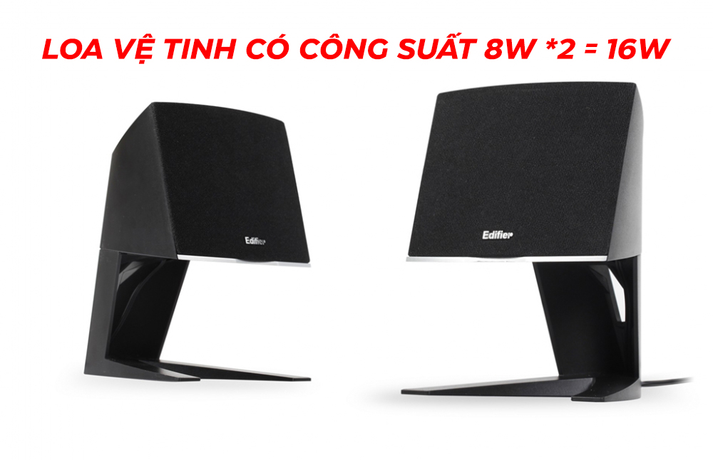 Loa vi tính Edifier M1380 - Màu đen - 2.1