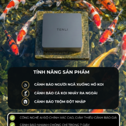 Tenli AI Box cho An toàn Hồ cá koi - Giải pháp Trí Tuệ Nhân Tạo - Giúp Quản lý - An Toàn