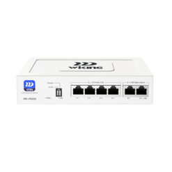 Switch PoE Witek WK-PS206(V2) 4 cổng PoE 10/100Mbps, 2 cổng RJ45 Uplink 10/100Mbps