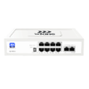 Switch PoE Witek WK-PS210(V2) 8 cổng PoE 10/100Mbps, 2 cổng uplink RJ45 10/100Mbps