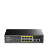 Switch PoE CuDy FS1010P 2.0 8 cổng FE với 2 cổng Uplink FE